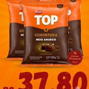 COBERTURA TOP GOTAS MEIO AMARGO HARALD 1KG