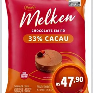 CHOCOLATE EM PÓ 33% HARALD 1KG