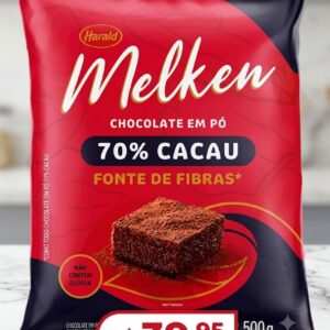 CHOCOLATE EM PÓ 70% HARALD 500G